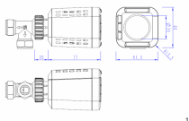 Размеры регулятора температуры на радиаторе отопления